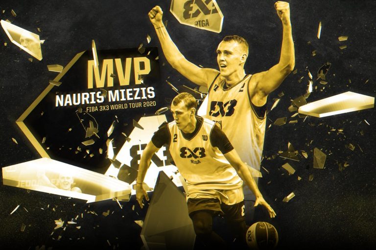 Nauris Miezis es nombrado el MVP del FIBA ​​3×3 World Tour 2020