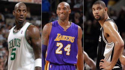 Kobe Bryant, Tim Duncan y Kevin Garnett encabezan la clase 2020 del Salón de la Fama